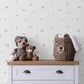 Striped Sheep Wallpaper / Nursery Decor / Kids Room / Neutral Wall