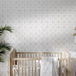 Lola Floral Diamond Wallpaper / Shabby Chic / Dainty Floral Wall / Vintage Inspired