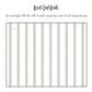 Floral Scallop Stripe Removable Wall Decals