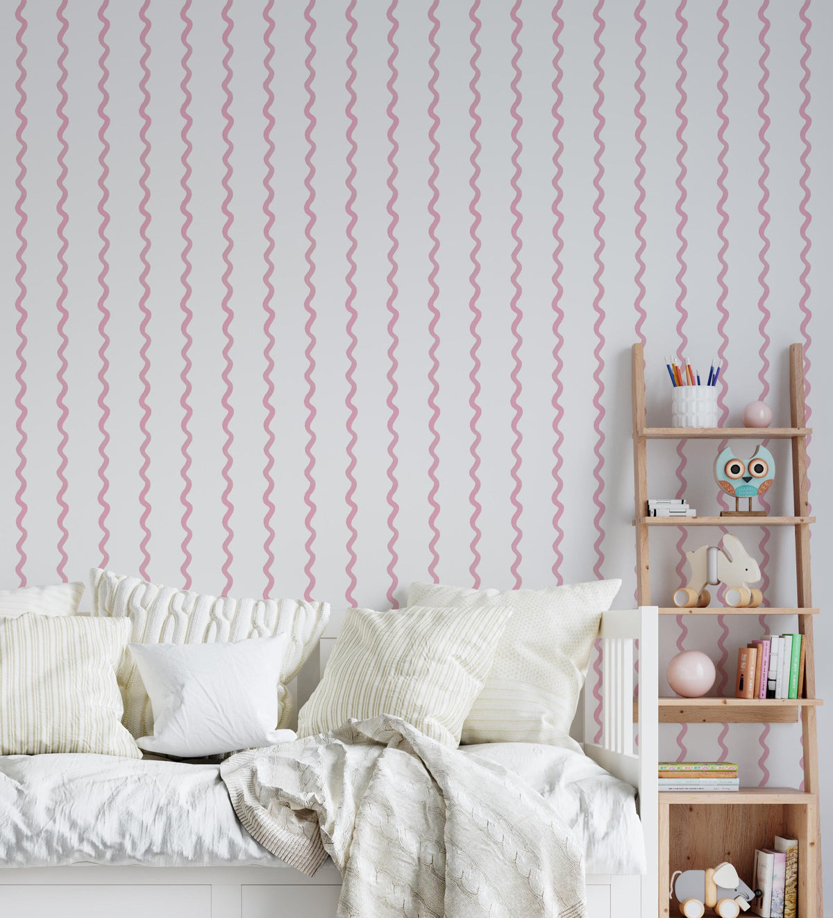Wavey Stripes Removable Wall Decals