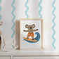 Wavey Stripes Removable Wall Decals