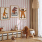 Wavey Stripes Removable Wall Decals