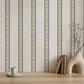 Floral Scallop Stripe Removable Wall Decals