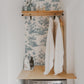 Blue Countryside Toile Wallpaper