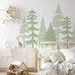 Woodland Pines Silhouette Decal set