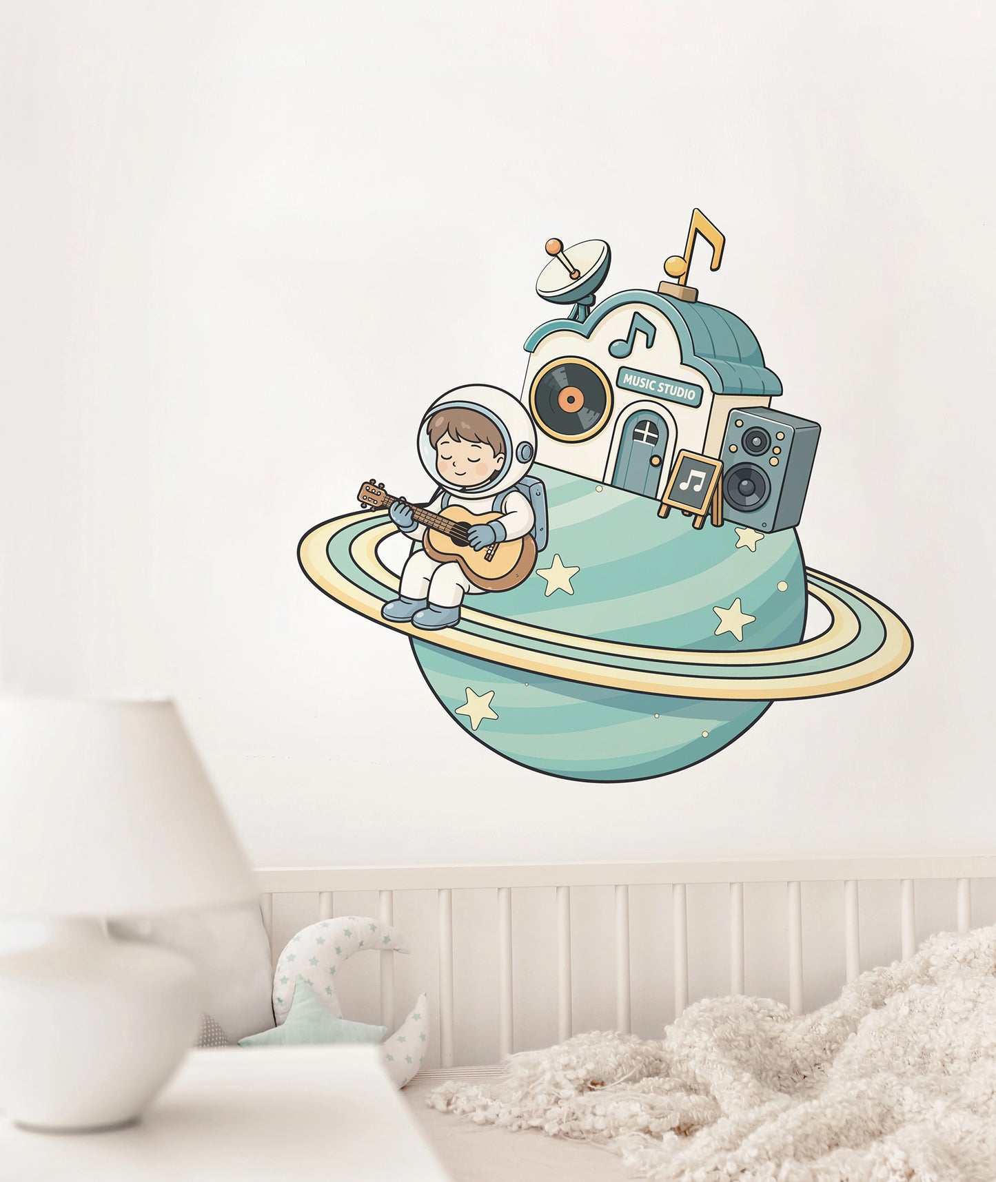 Galactic Musician Wall Decal