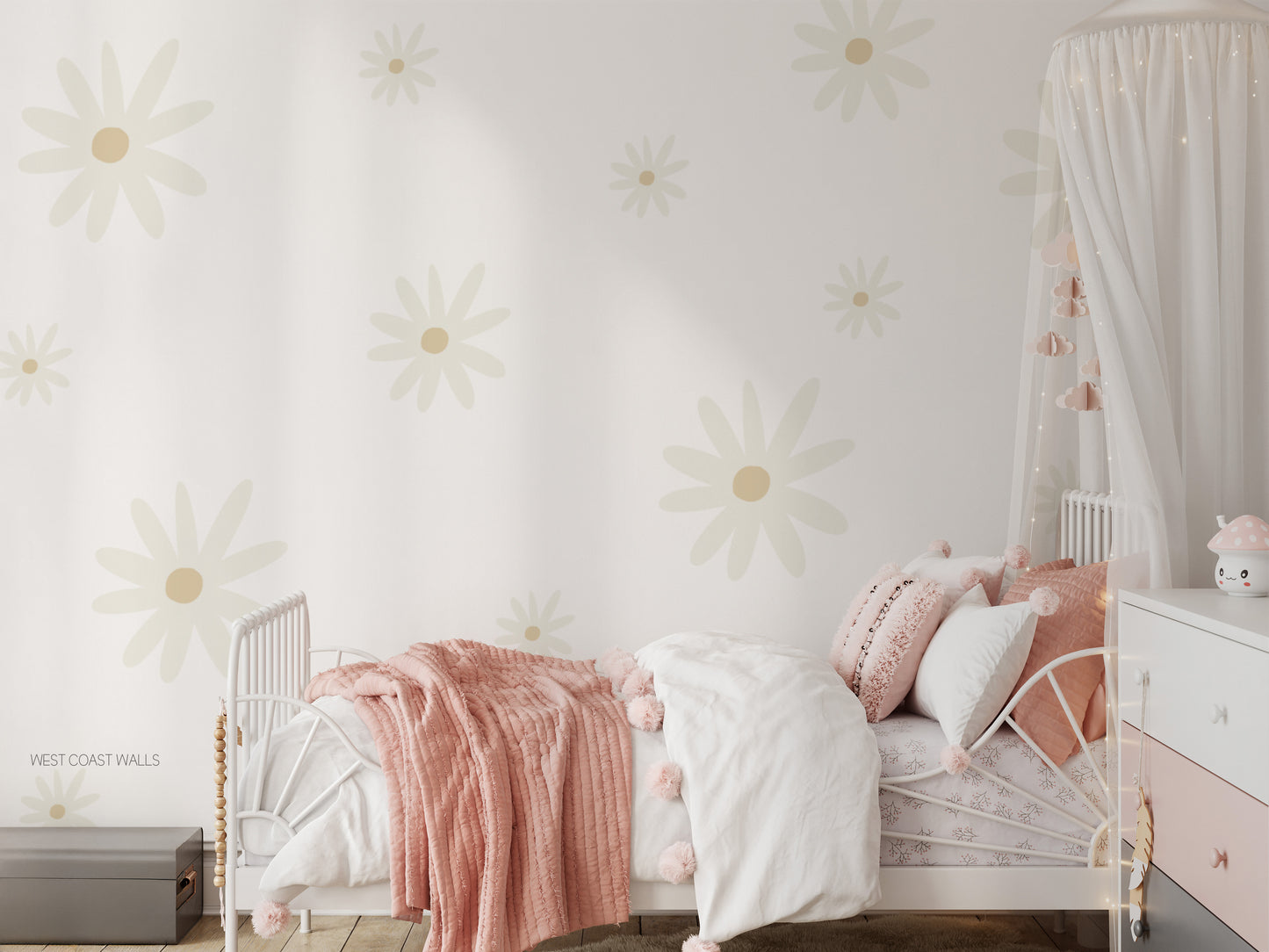 Sadie Daisy Large Removable Wall Decals