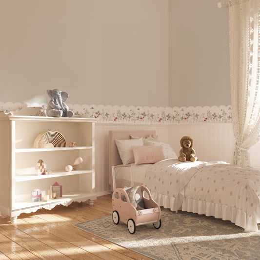 Bunnies and Berries Wallpaper Border