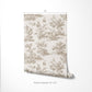 Neutral Countryside Toile Wallpaper