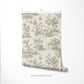Sage Countryside Toile Wallpaper
