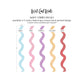 Wavy Stripes Wall Decals