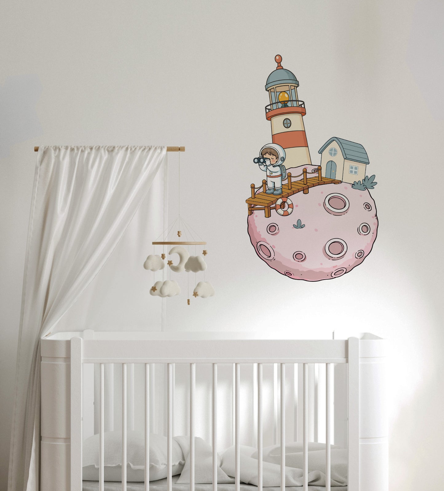 Lighthouse of Space Wall Decal