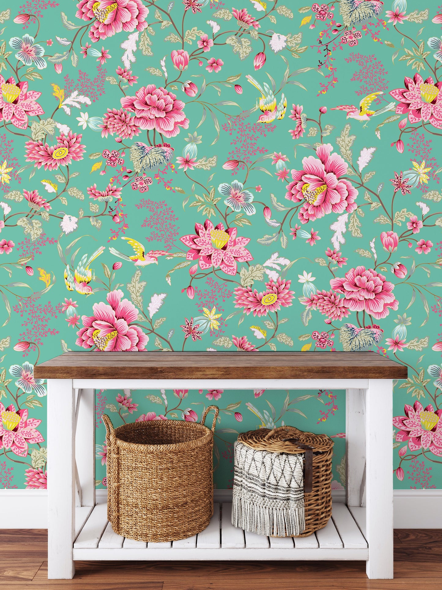 Detailed Floral Wallpaper