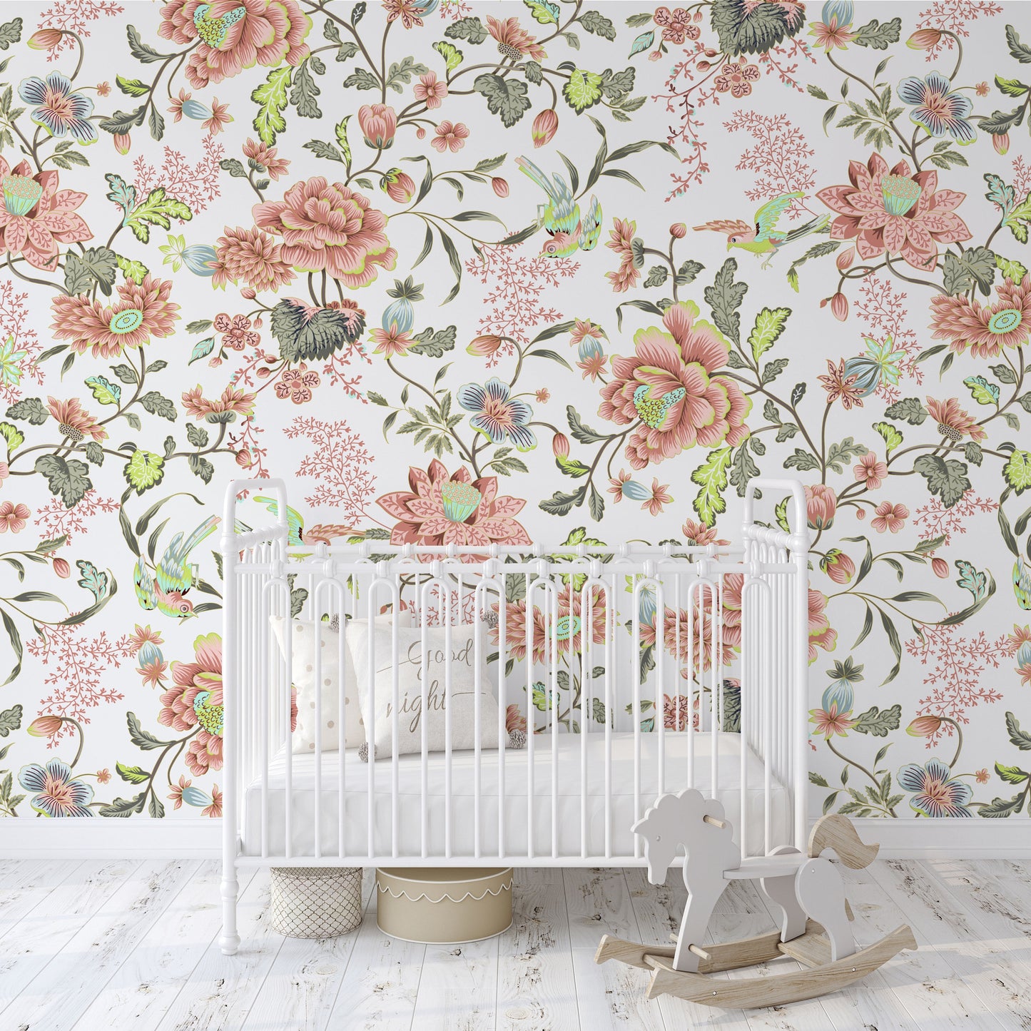 Detailed Floral Wallpaper