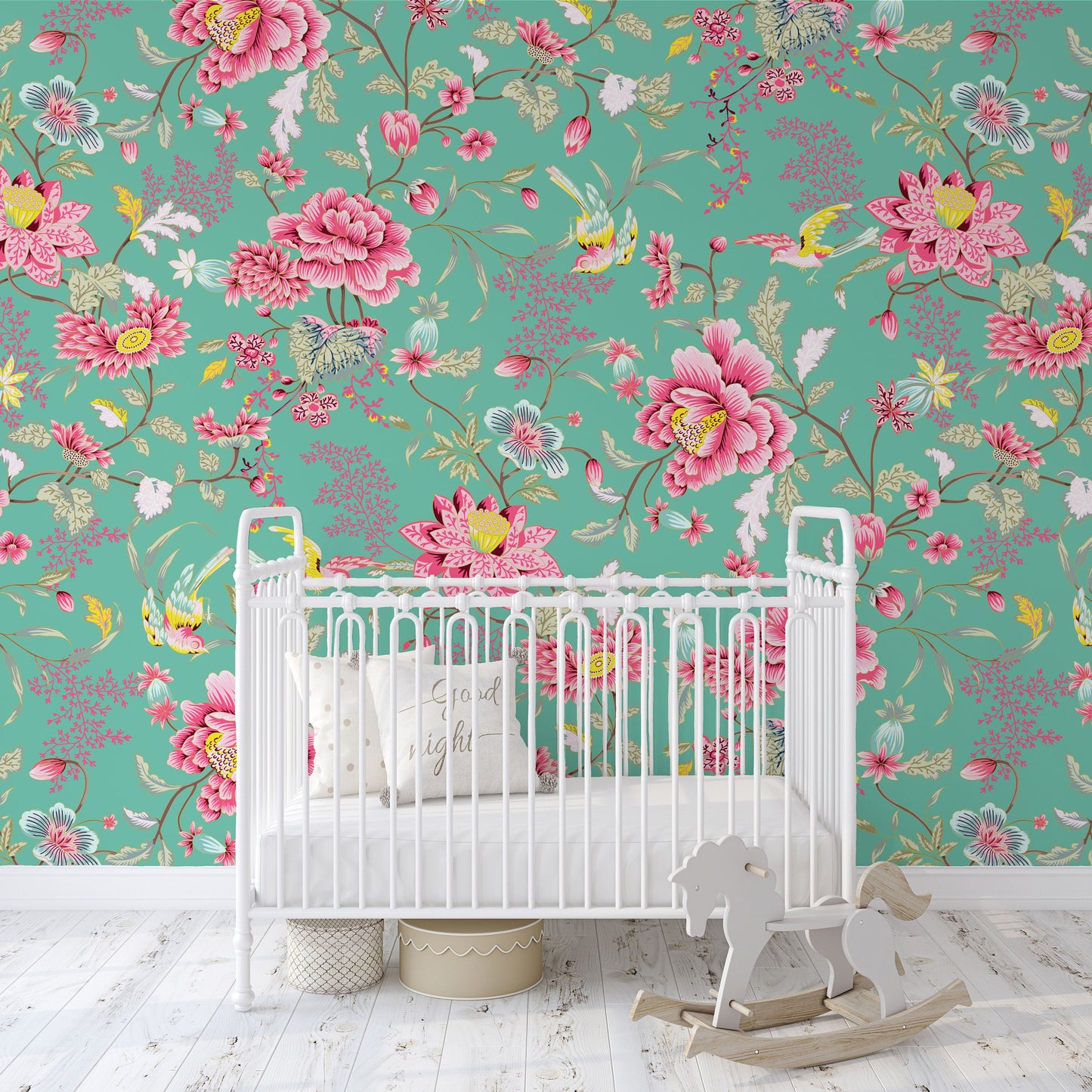 Detailed Floral Wallpaper
