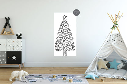 Christmas Tree Coloring Sheet