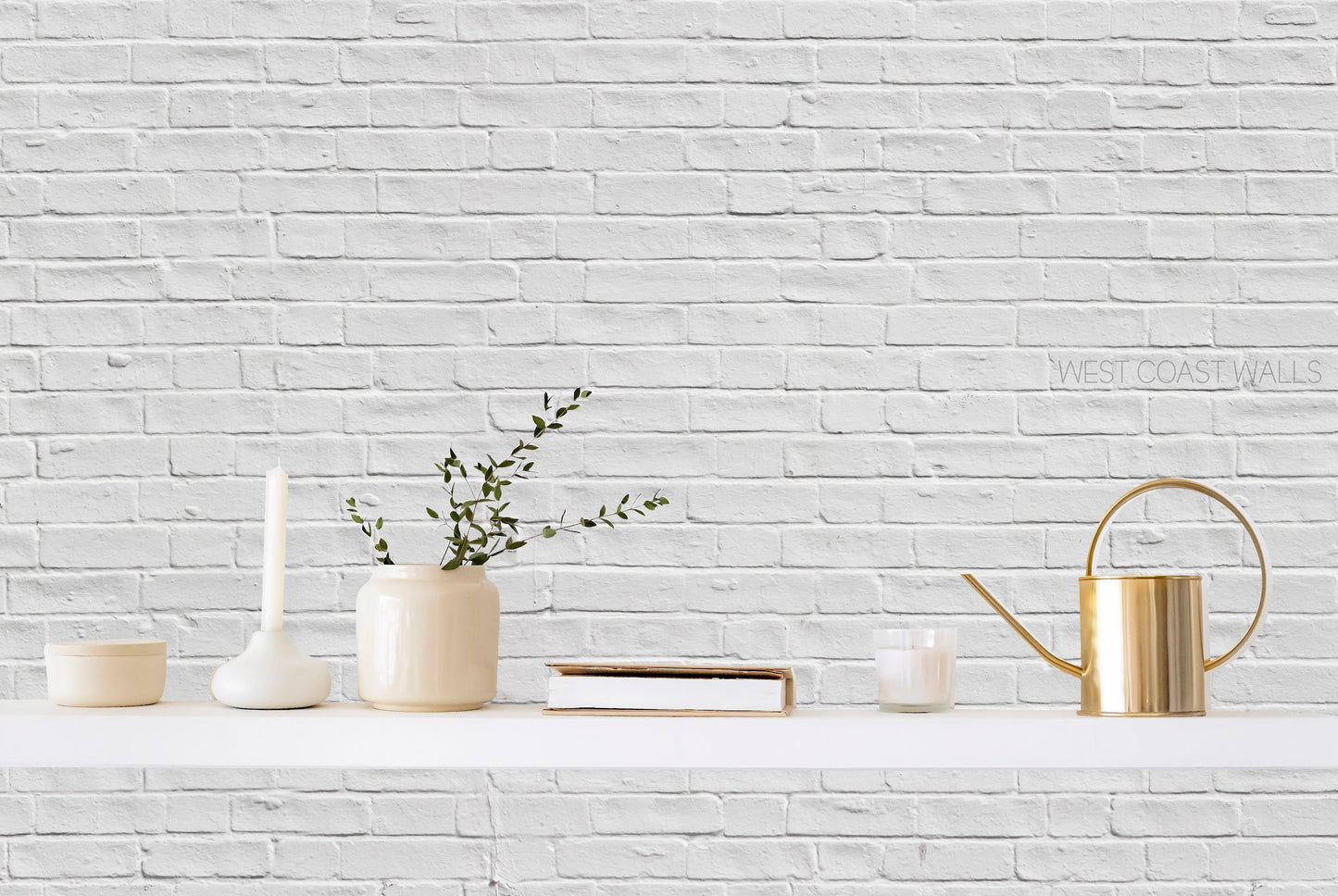 White Brick Wallpaper