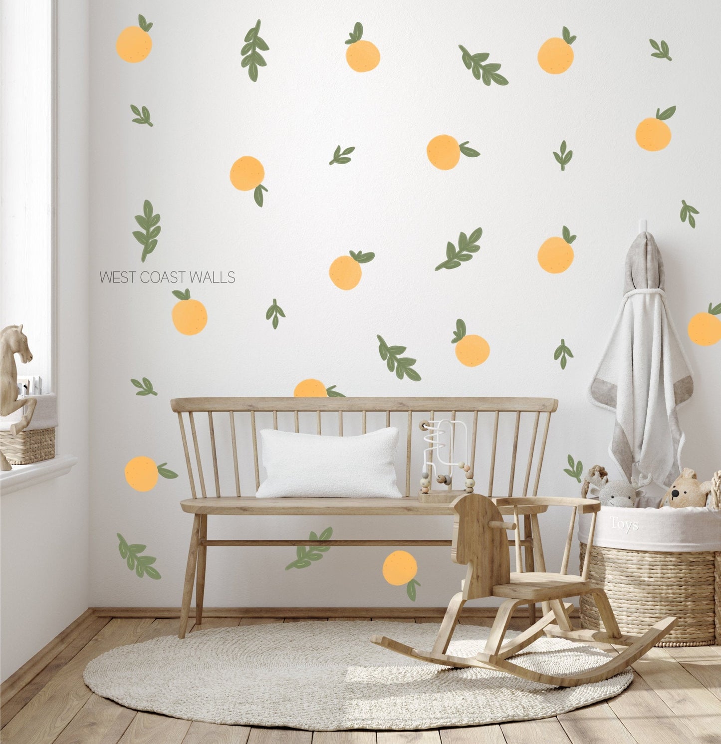 Tangerine Wall Decals