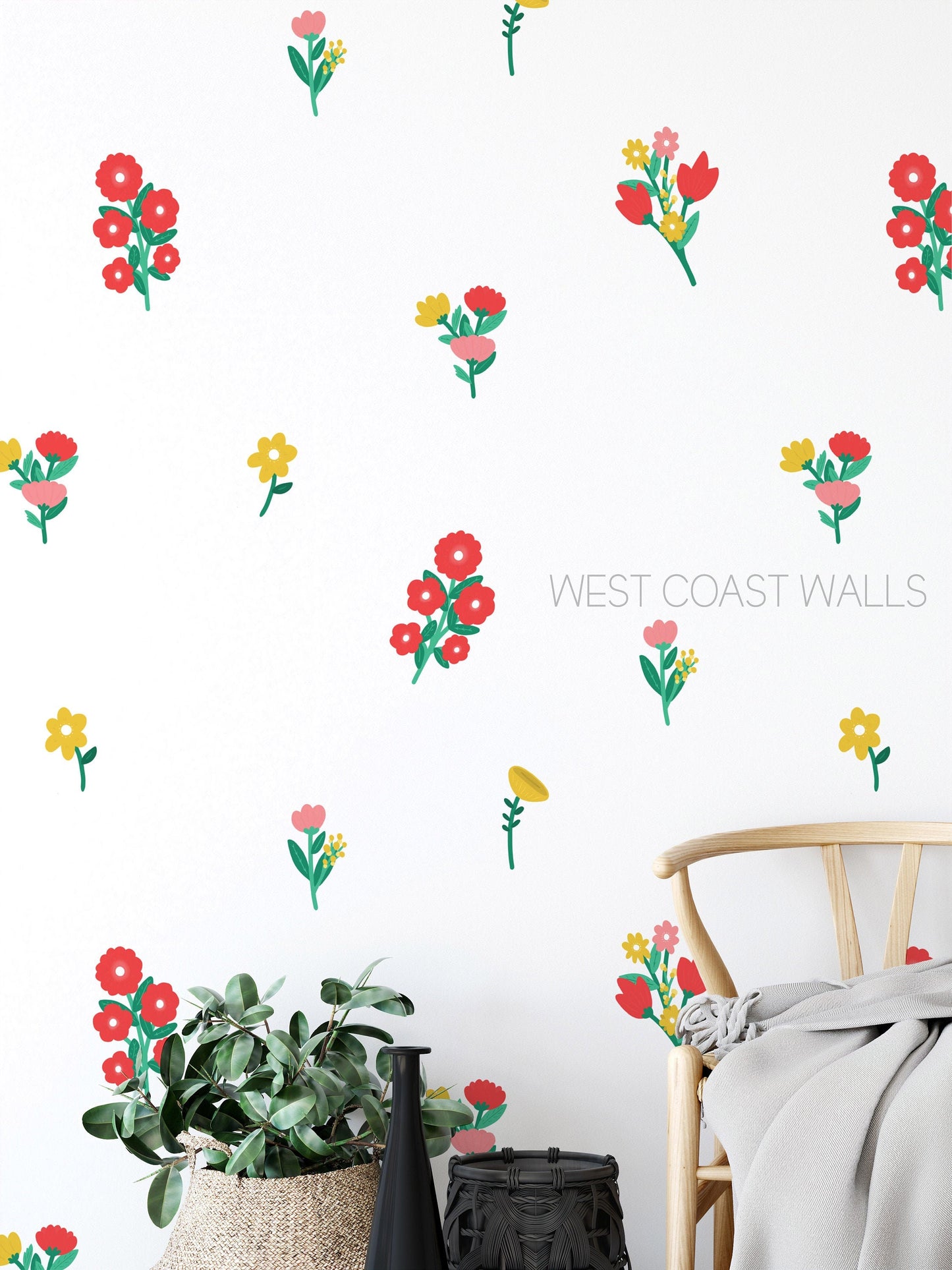 Bold Flower Wall Decals