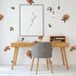 Neutral Floral Removable Wall Stickers