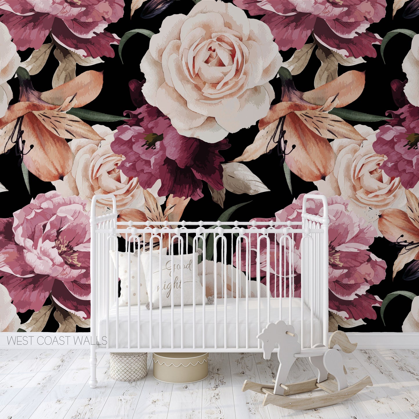 Moody Floral Wallpaper
