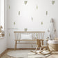 Neutral and Muted Leaves Removable Wall Decals