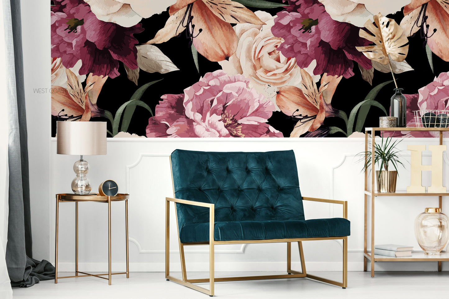Moody Floral Wallpaper