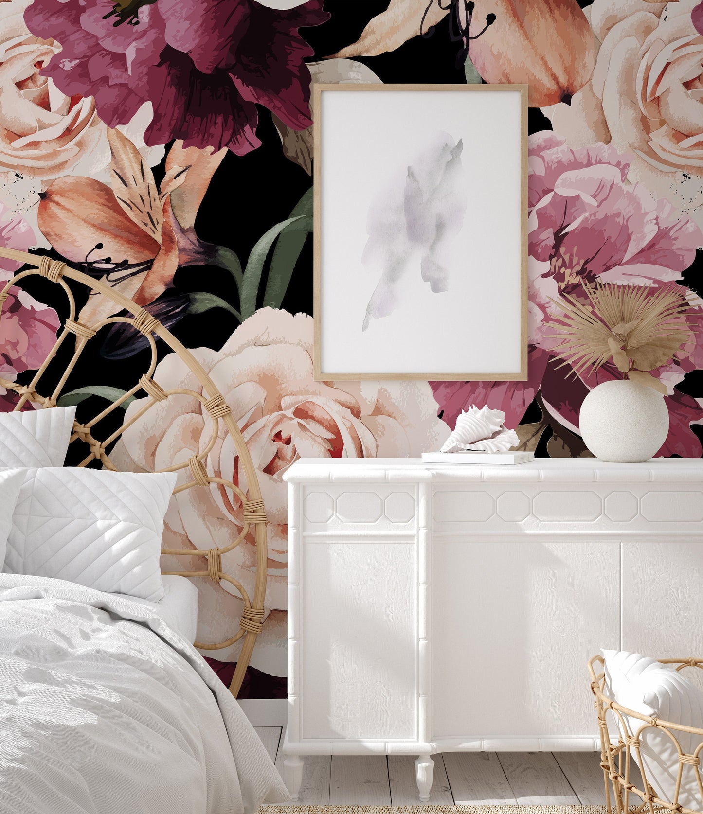 Moody Floral Wallpaper