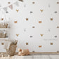 Woodland Watercolour Animals Removable Wall Decals