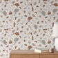 Earthy Neutral Terrazzo Wallpaper