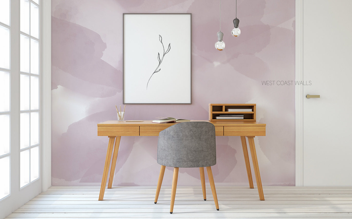 Watercolor Accent Wall