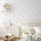 Neutral Beige Dot Removable Wall Decals