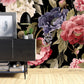 Dark Peony Blooms Wallpaper