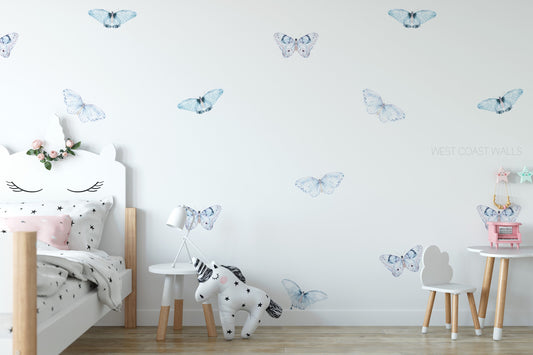Butterfly Watercolour Removable Wall Decals