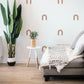 Small Striped Arch Removable Wall Decals