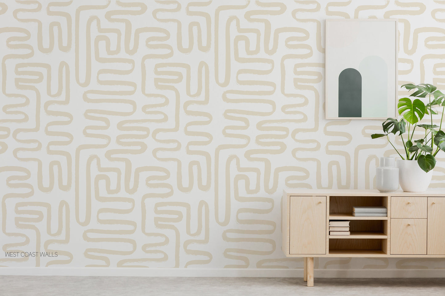 Paintbrush Maze Wallpaper
