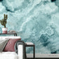 Blue Mineral Marble Stone Wallpaper