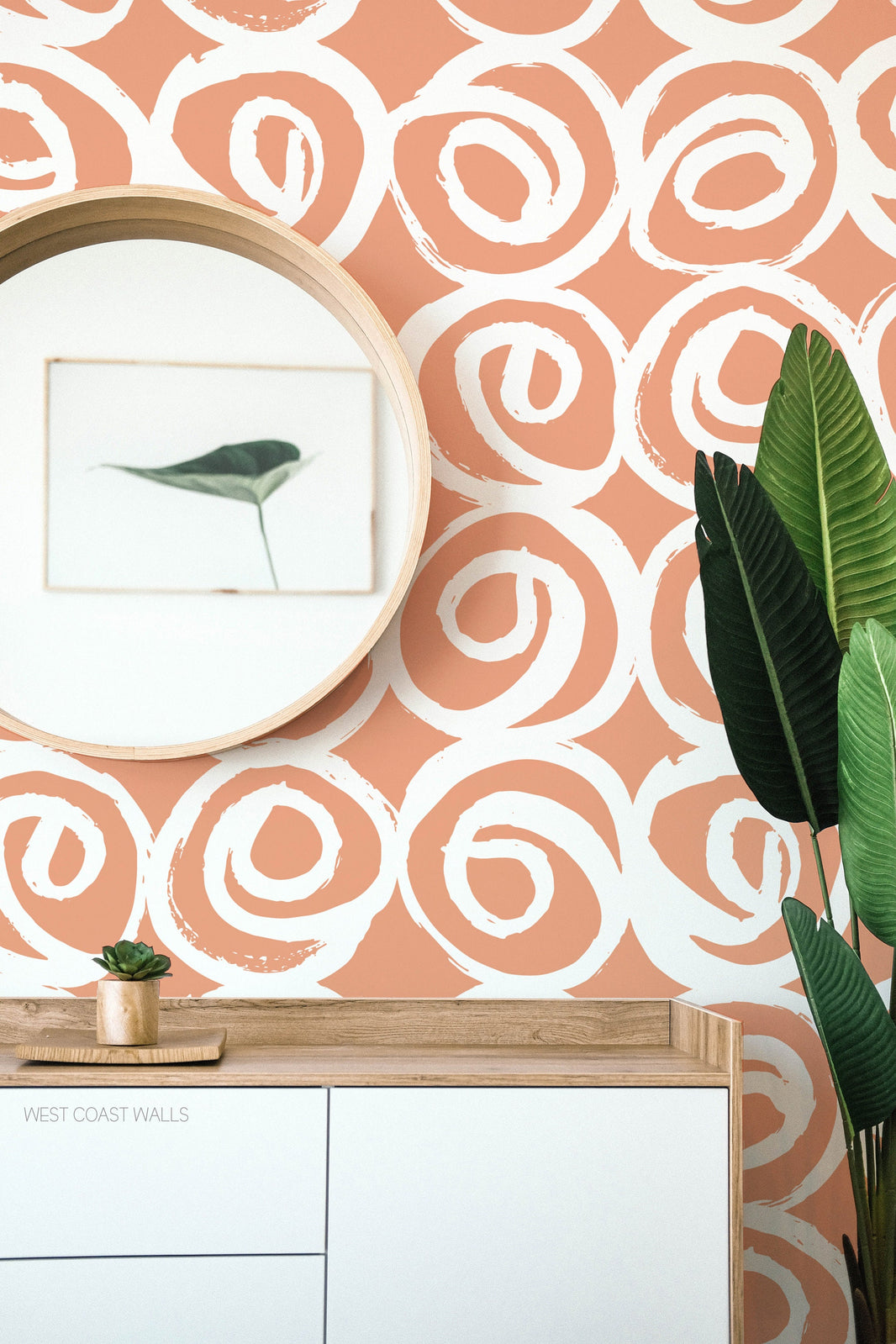 Geometric Wallpaper West Coast Walls — free download