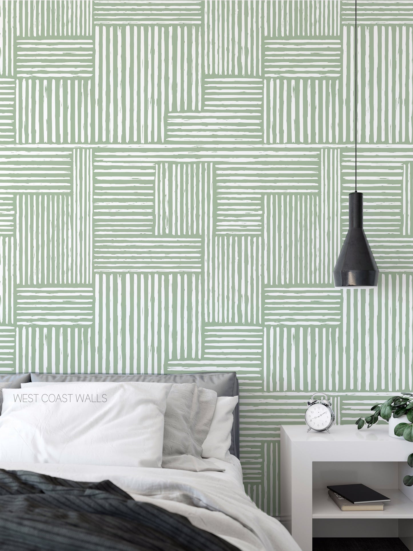 Boxy Stripes Wallpaper