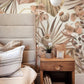 Tropical Boho Leaves Wallpaper