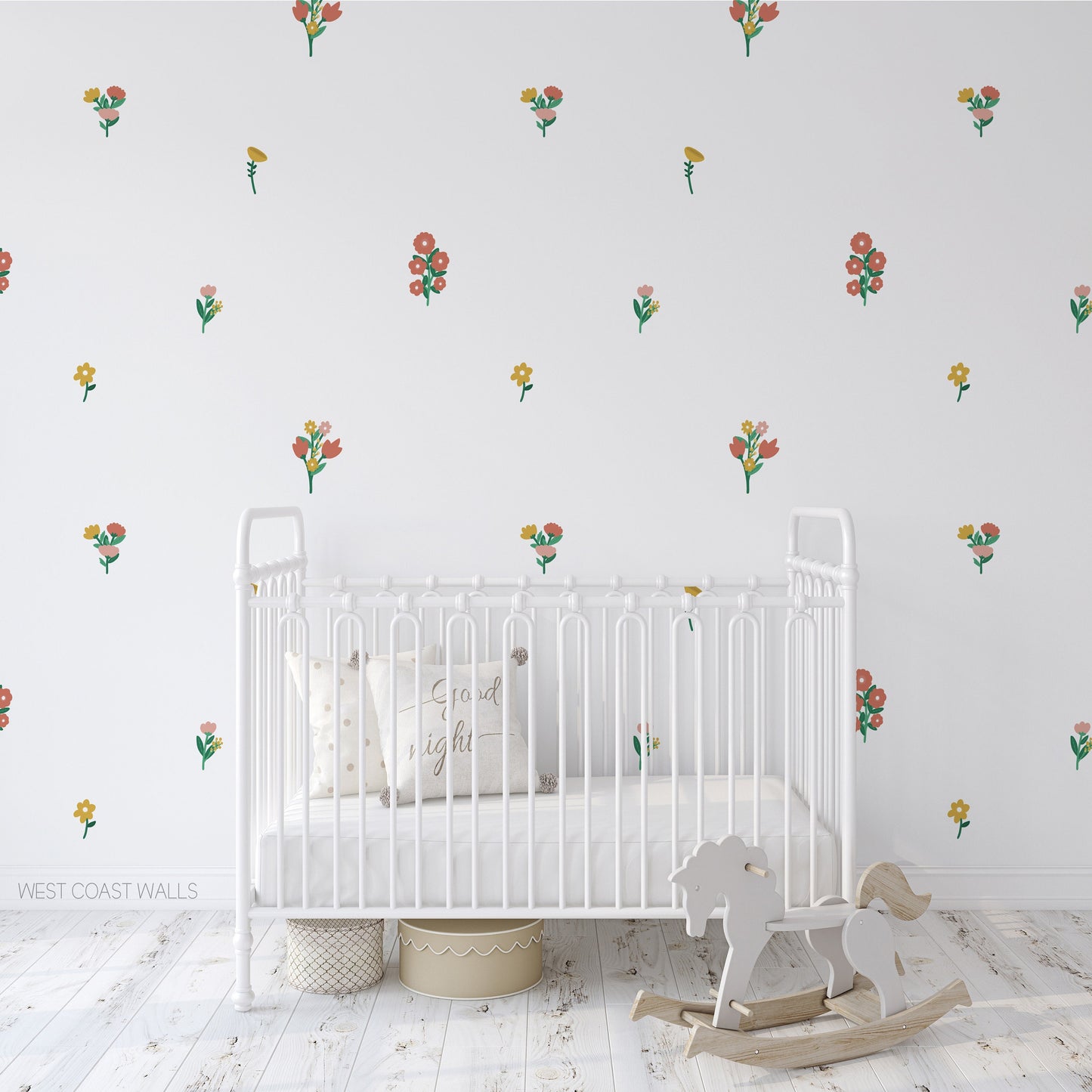 Muted Wildflower Removable Wall Decals