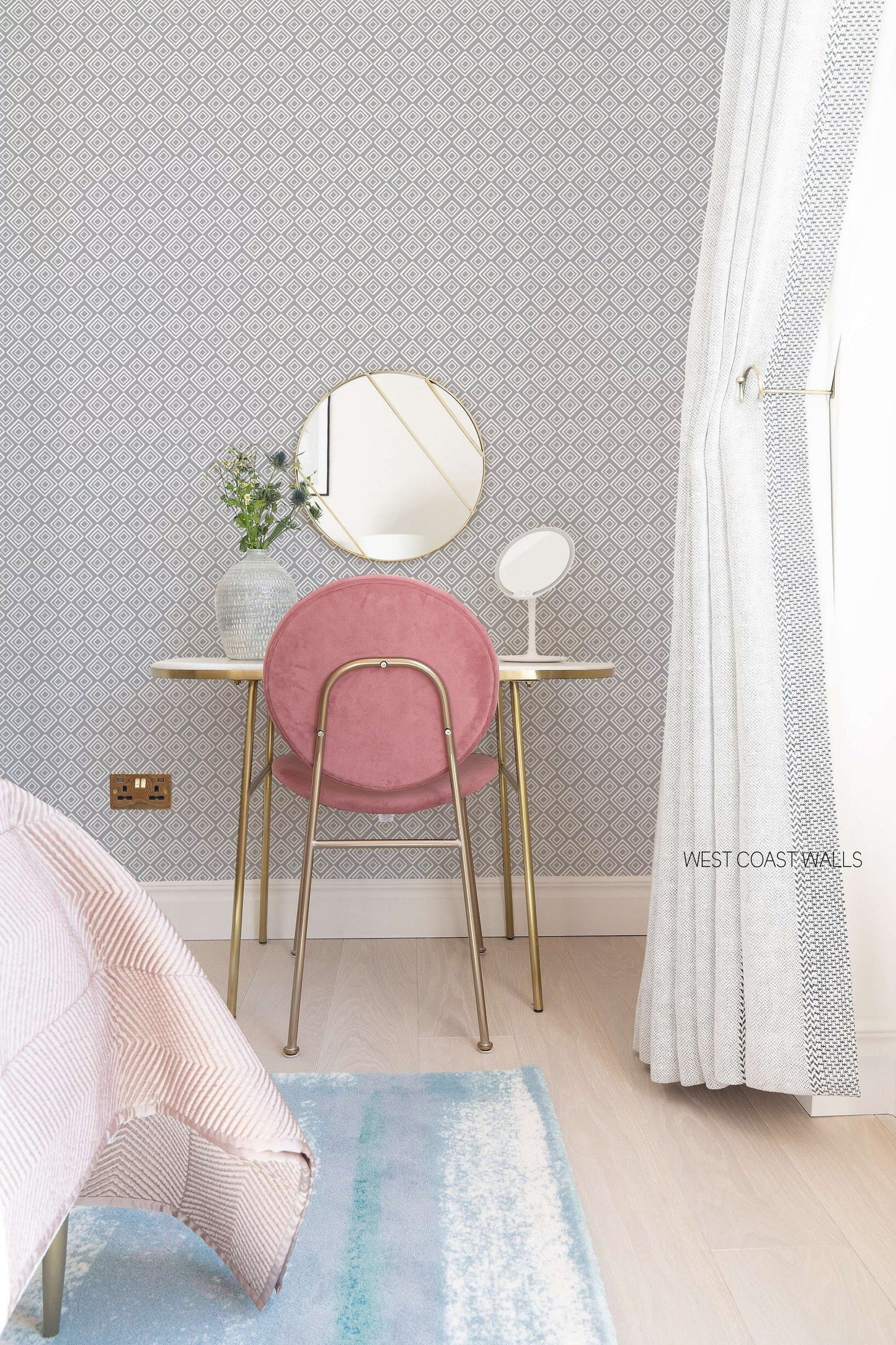 Geometric Diamonds Wallpaper