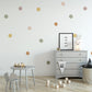 Neutral Rainbow Painted Removable Dot Decals