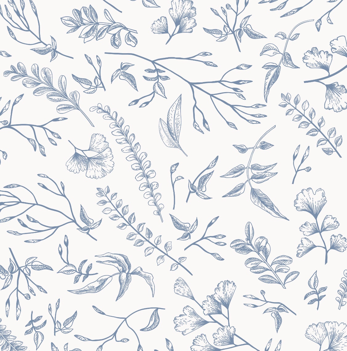 Dainty Floral Botanical Wallpaper