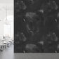 Black Painted Concrete Texture Wallpaper