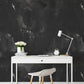 Black Painted Concrete Texture Wallpaper