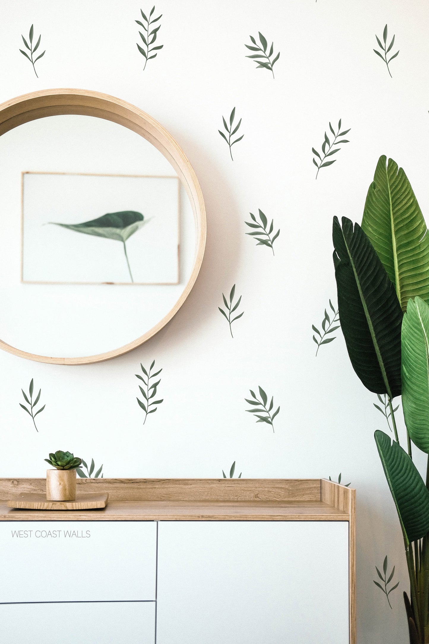 Painted Fern Removable Decals