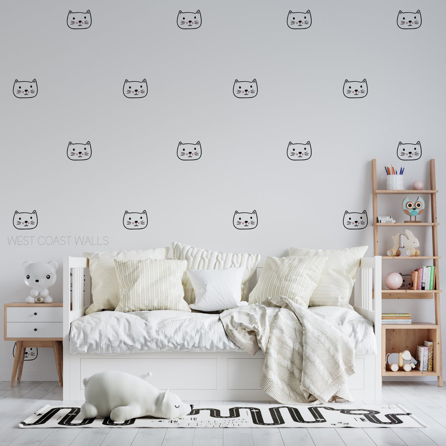 Minimalist Cat Wall Decals