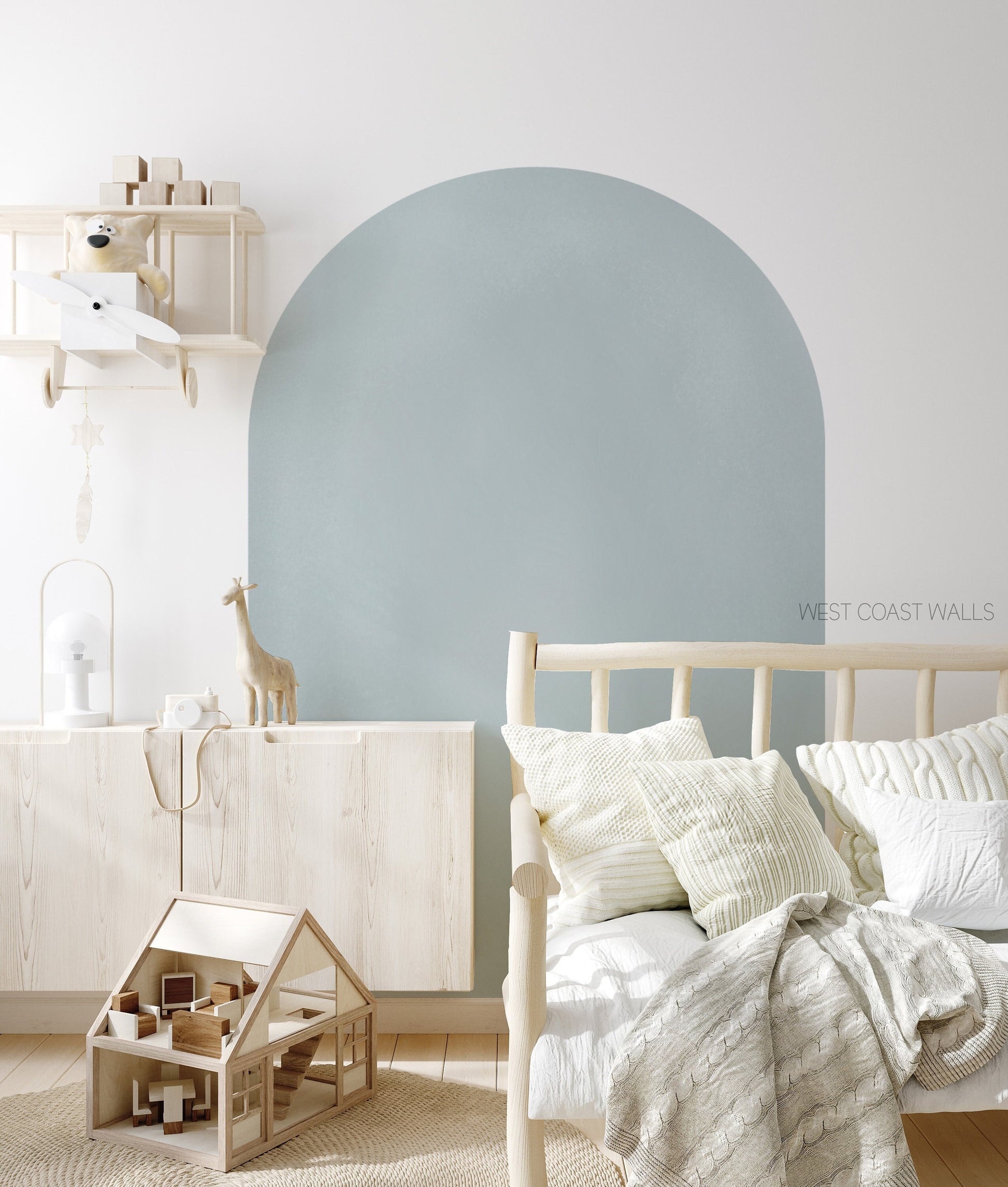 Watercolor Painted Arch Decal