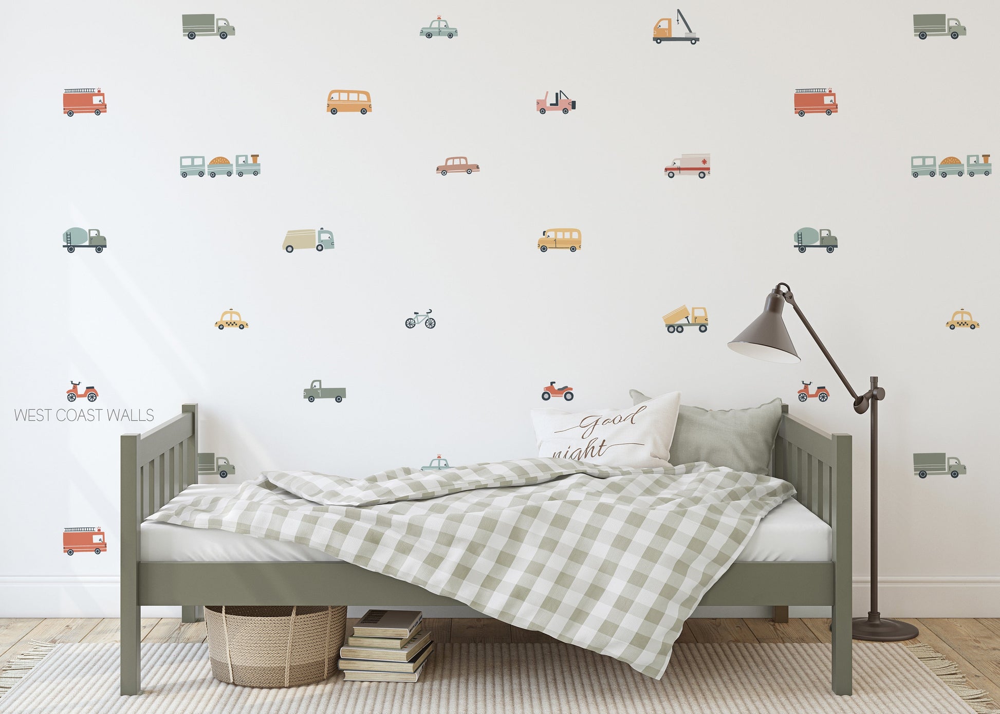 Transportation Vehicles Removable Wall Decals